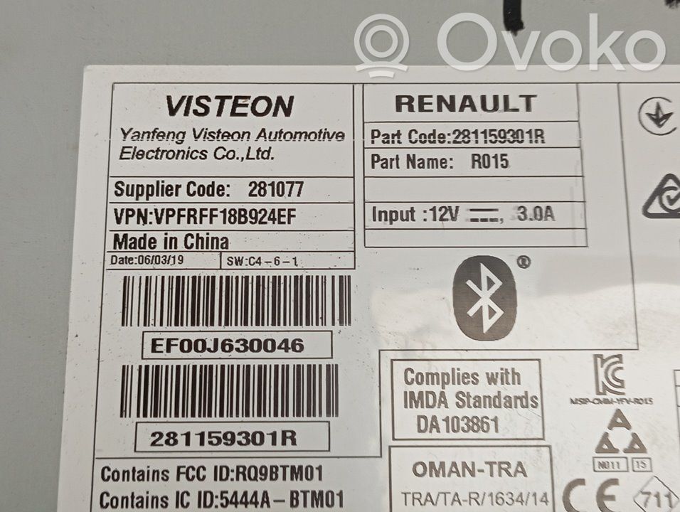 Renault Megane IV Unité de contrôle son HiFi Audio