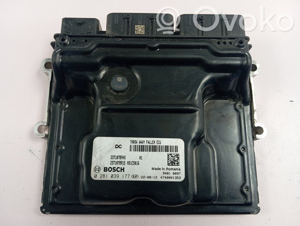 Unidad de control/módulo del motor   237107894S