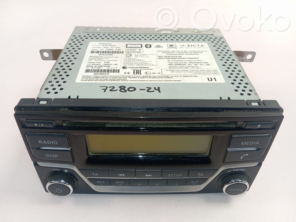 Nissan NV200 HiFi Audio sound control unit 