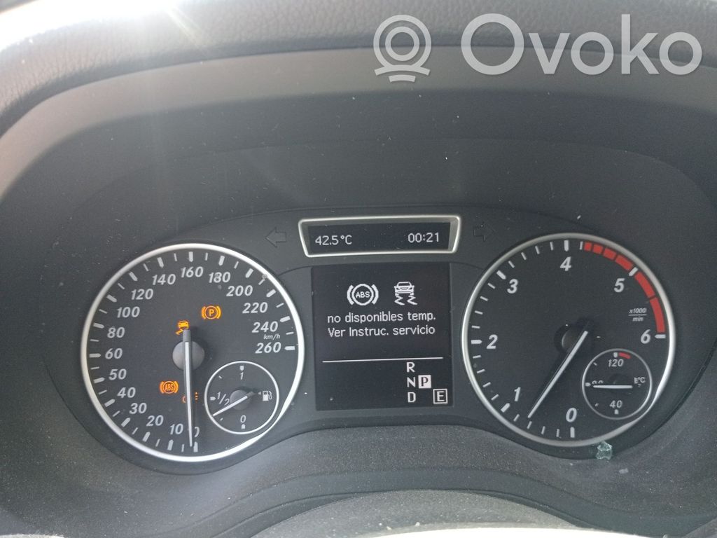 Mercedes-Benz B W246 W242 Tachimetro (quadro strumenti)