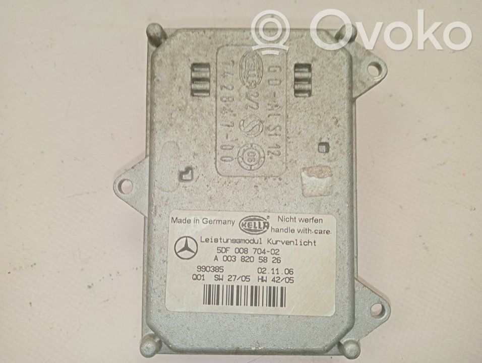 Mercedes-Benz ML W164 Sterownik / moduł świateł Xenon 