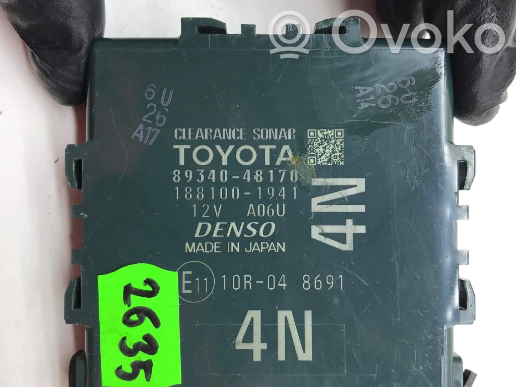 Other control units/modules   8934048170,1881001941,10R048691