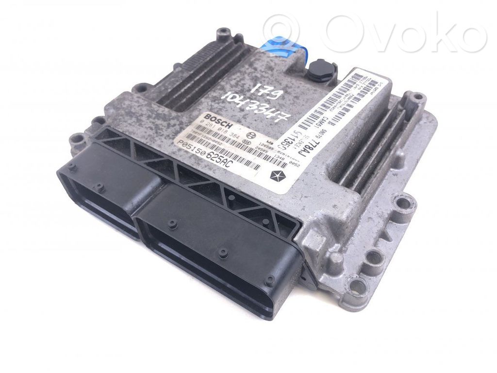 Engine control unit/module   0281018384,5150625AC,5150625AA,0281017461,05150625AA,05150625AB,05150625AC,5150625AB,68079778AG,P05150625AB