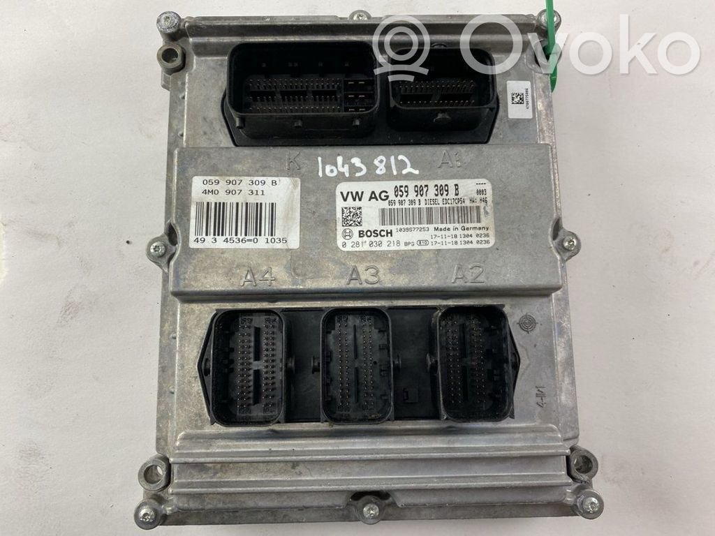Engine control unit/module   0281030218,4M0907311,059907309B