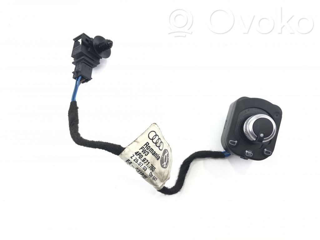 Audi A6 S6 C6 4F Interruptor del espejo lateral 