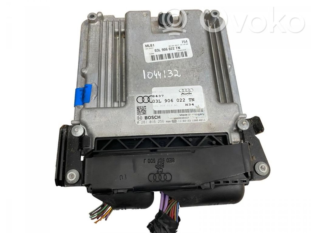 Engine control unit/module   0281016256,03L906022TN,0281016256