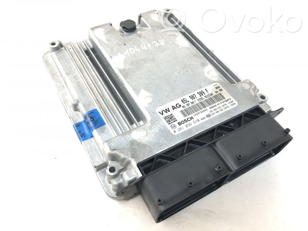 Sterownik / Moduł ECU   0281036670,05L906023A,05L906023A7EM,05L906023JE,05L906023JE7EM,05L907309F