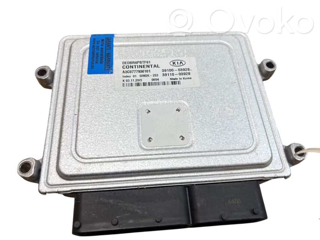 KIA Niro Engine control unit/module 