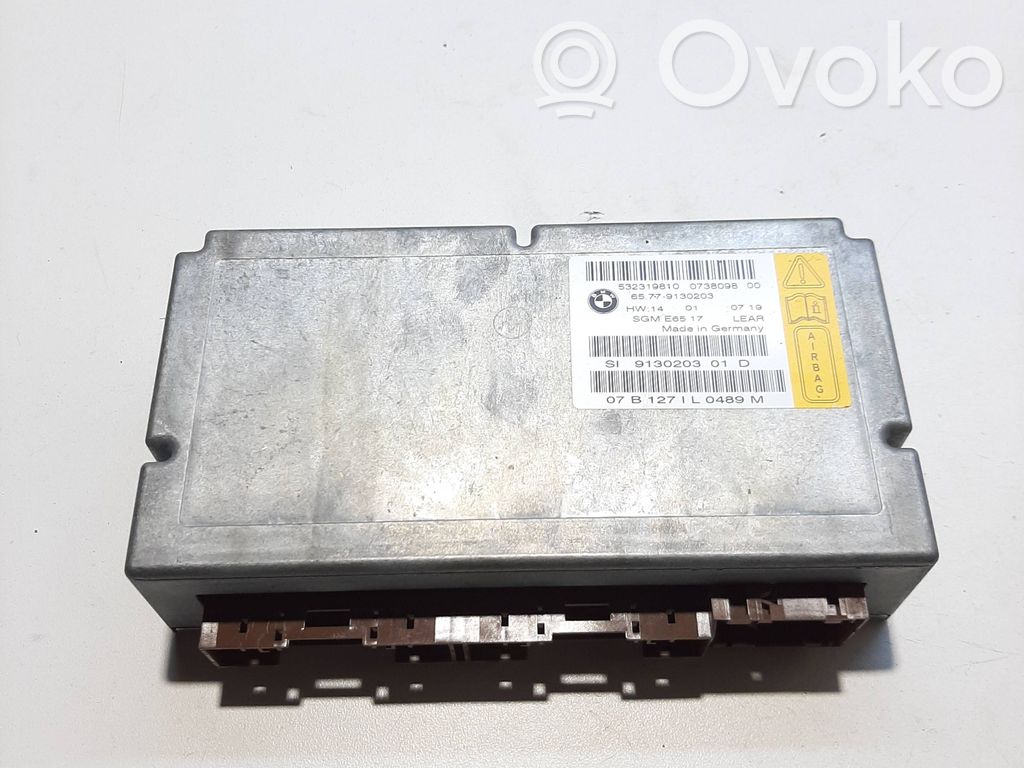 BMW 7 E65 E66 Airbag control unit/module 