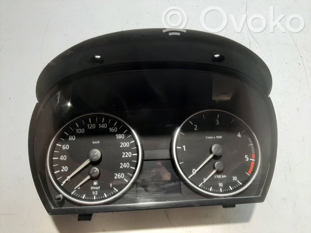 BMW 3 E90 E91 Speedometer (instrument cluster) 