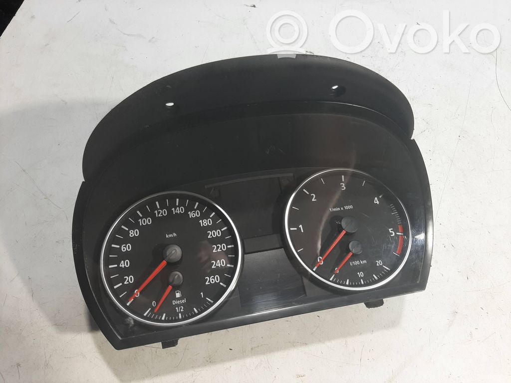 BMW 3 E90 E91 Speedometer (instrument cluster) 