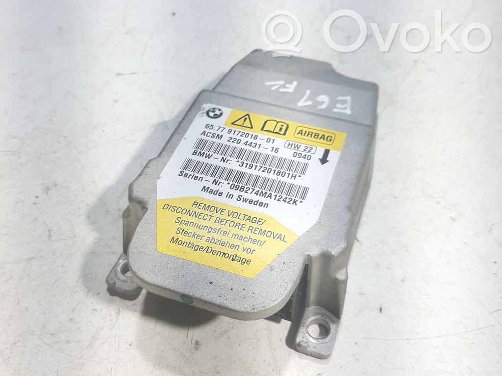 BMW 5 E60 E61 Airbag control unit/module 