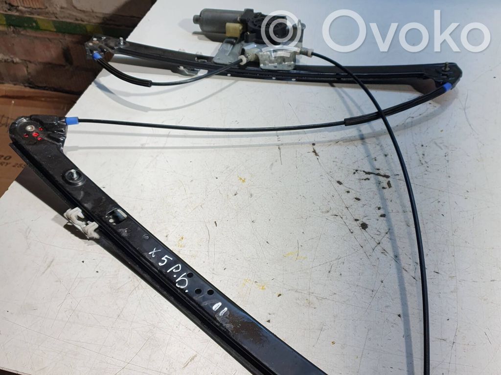 BMW X5 E53 Elektryczny podnośnik szyby drzwi przednich 