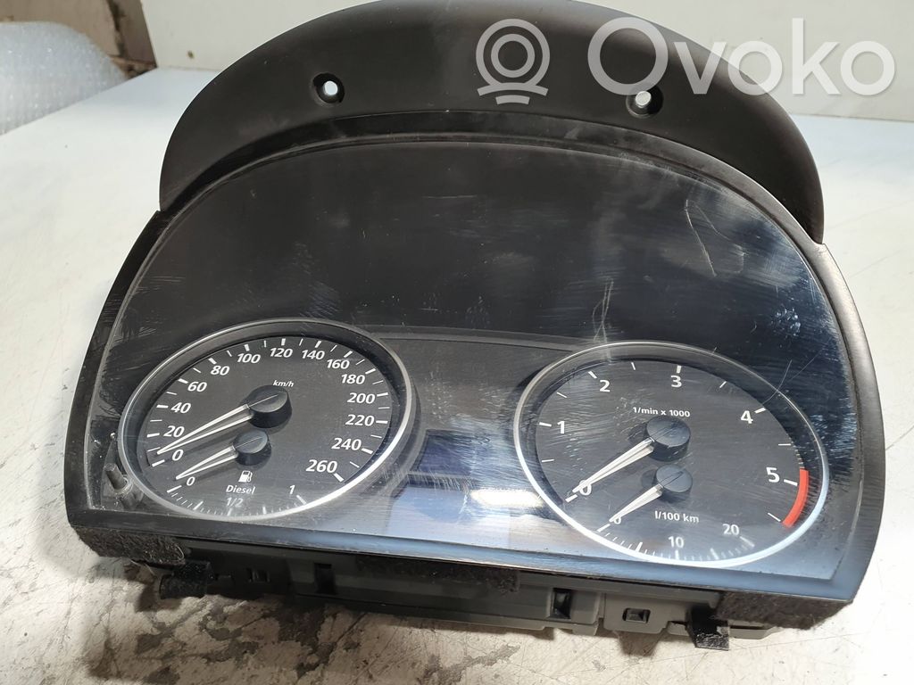 BMW 3 E90 E91 Speedometer (instrument cluster) 