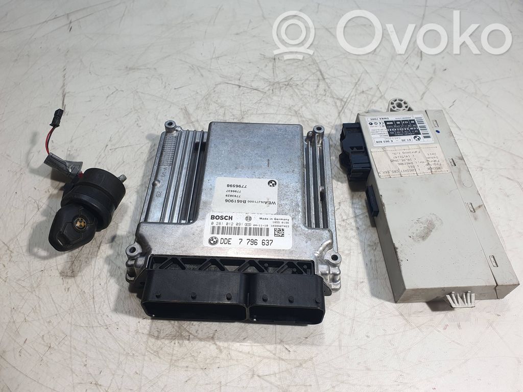 BMW 5 E60 E61 Engine ECU kit and lock set 