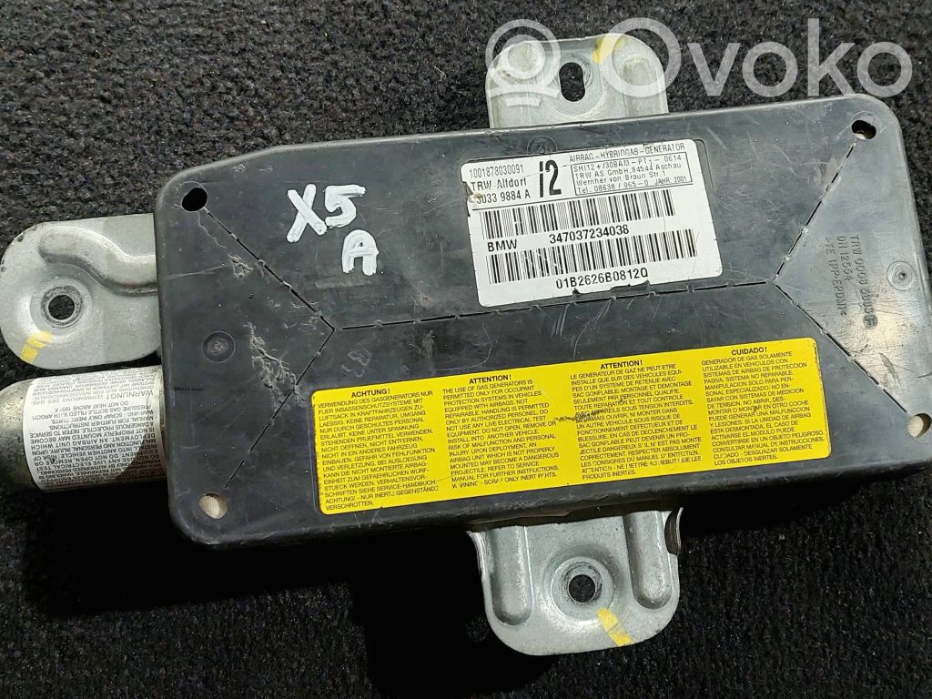 BMW X5 E53 Airbag de la puerta delantera 