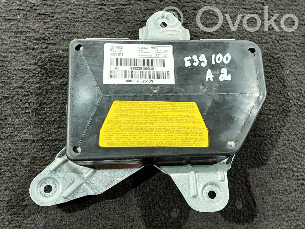 BMW 5 E39 Airbag de la puerta trasera 