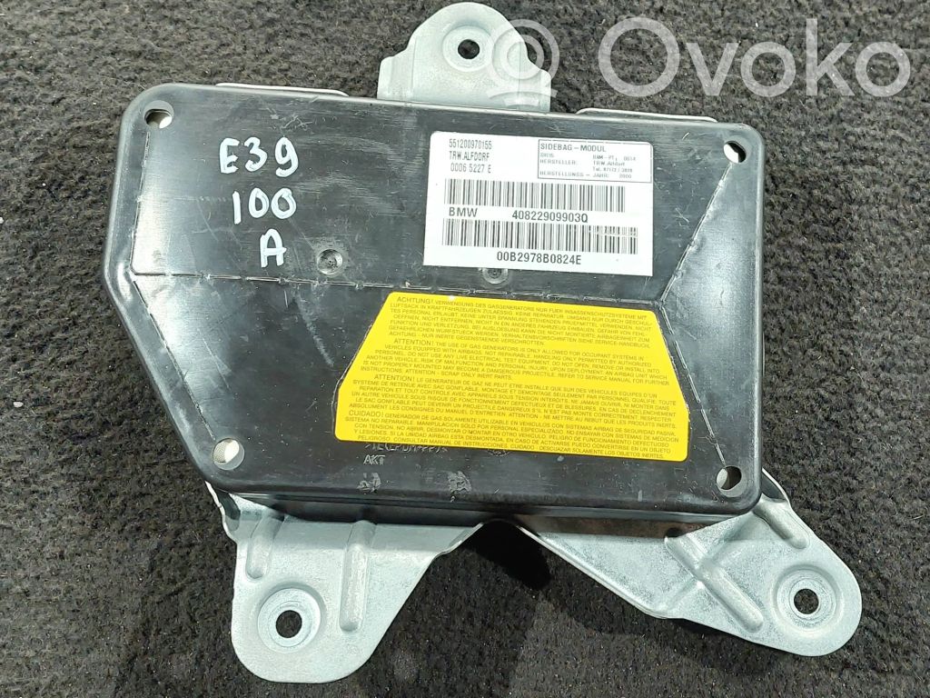 BMW 5 E39 Front door airbag 