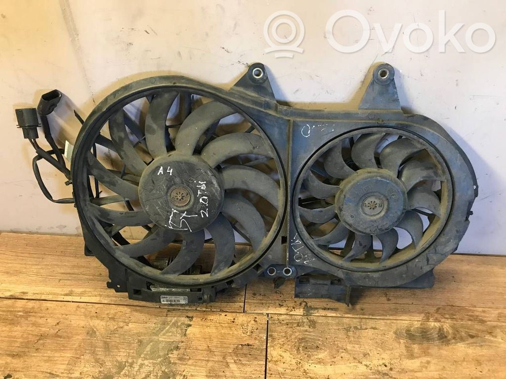 Audi A4 S4 B7 8E 8H Elektrinis radiatorių ventiliatorius 