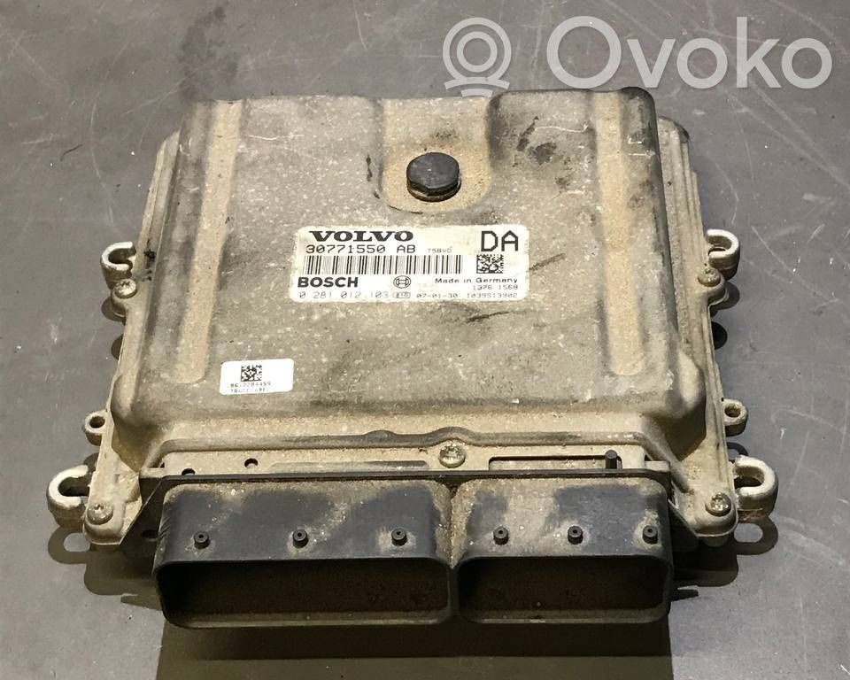 Engine control unit/module   30771550AB,1039S13902,0281012103
