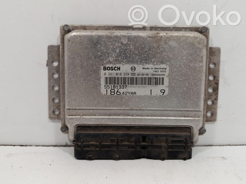 Engine control unit/module   55181337,0281010334,55181337