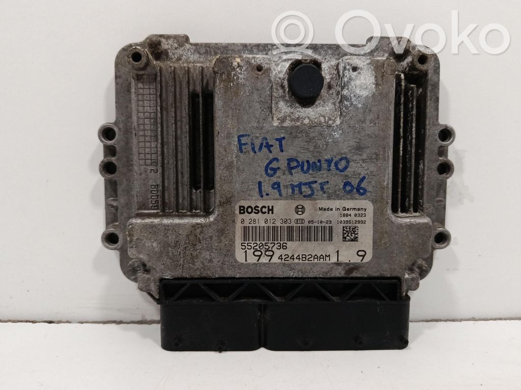 Fiat Grande Punto Sterownik / Moduł ECU 