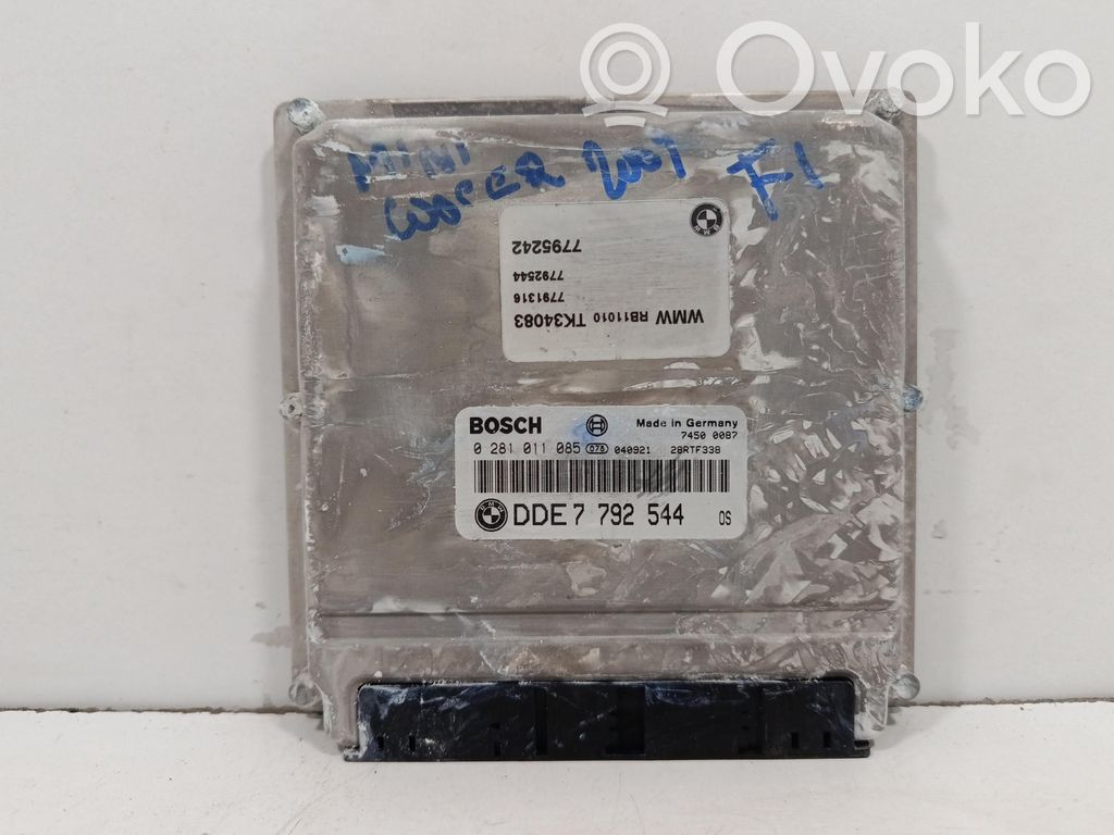 Engine control unit/module   DDE7792544,DDE7792544