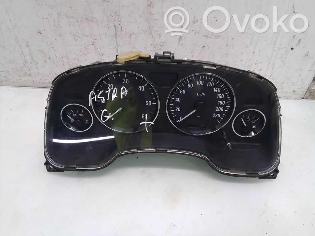 Opel Astra G Geschwindigkeitsmesser Cockpit 