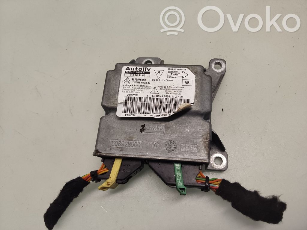 Airbag control unit/module   9673576580,610963100
