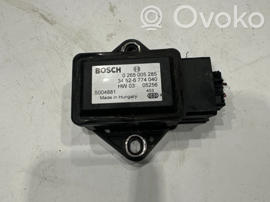 BMW X5 E53 ESP acceleration yaw rate sensor 