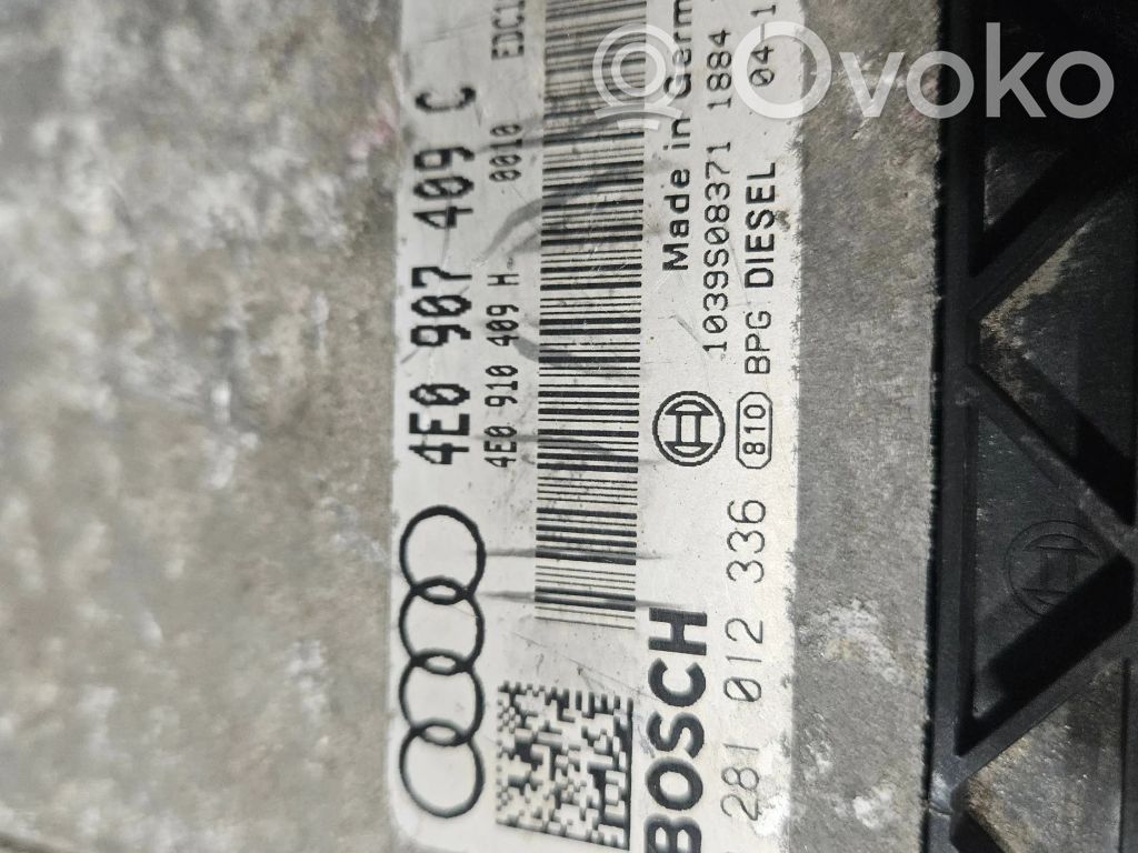 Variklio valdymo blokas   4E0907409C,0281012336