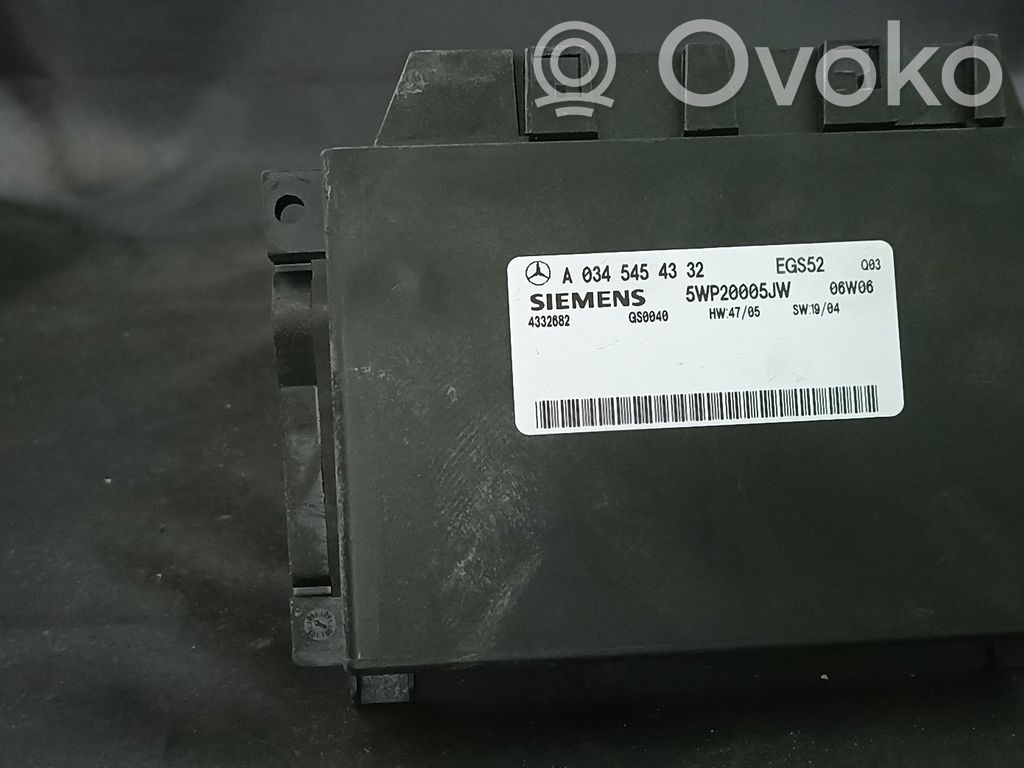 Gearbox control unit/module   0345454332,0325454232,0325454332,A0325454232,A0325454332,A0345454332