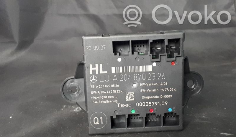 Mercedes-Benz C W204 Door control unit/module 