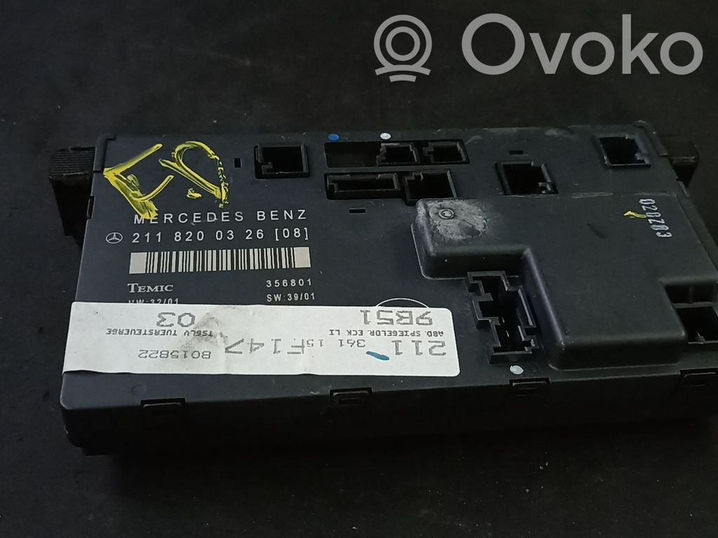 Door control unit/module   2118200326,2118200526,2118201585,2118701126,2118701526,2118702785,2118707326,FRENTEESQUERDO