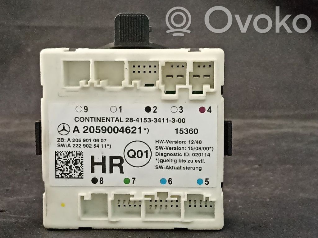Mercedes-Benz C W205 Door control unit/module 
