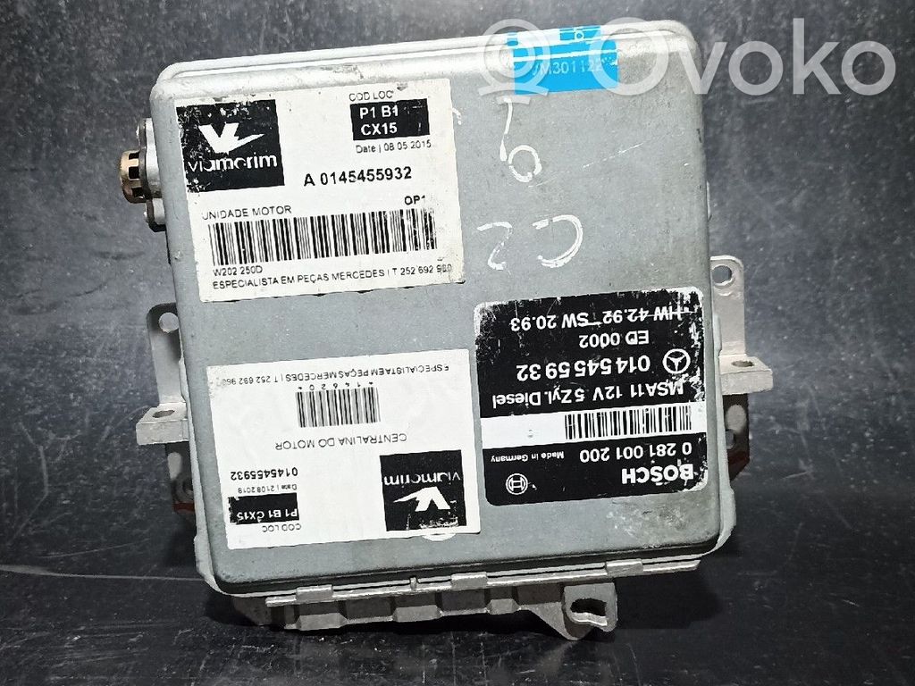 Engine control unit/module   0145455932,A0145455932,HW4292SW2093,MSA11ED0002