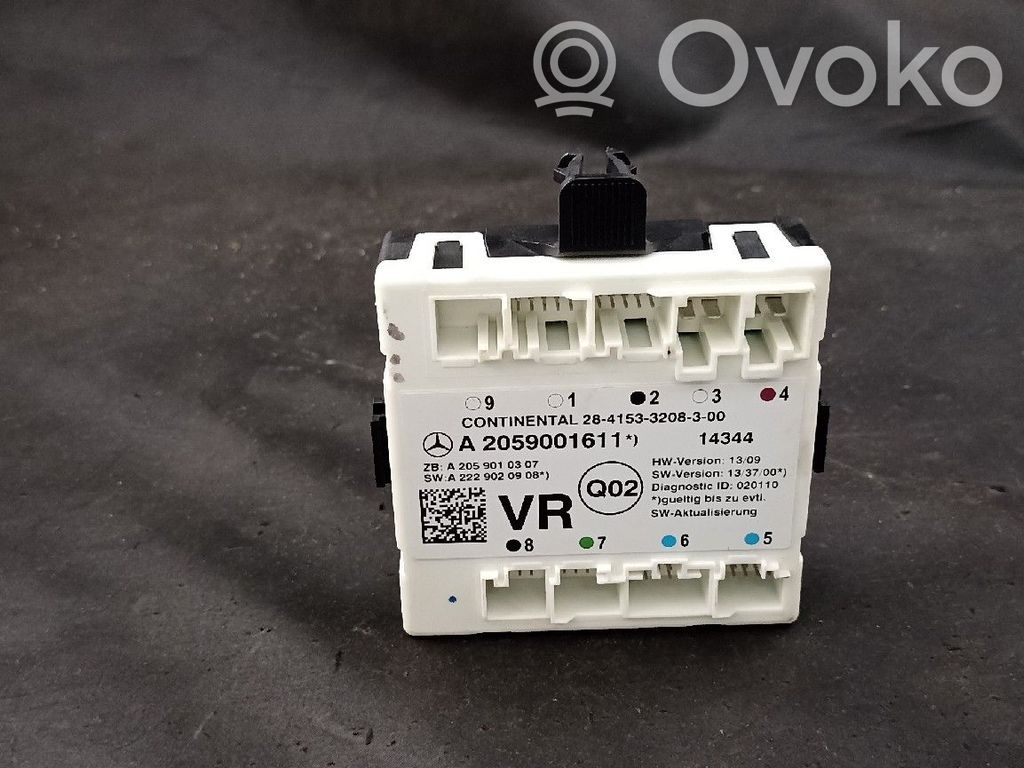 Mercedes-Benz C W205 Door control unit/module 