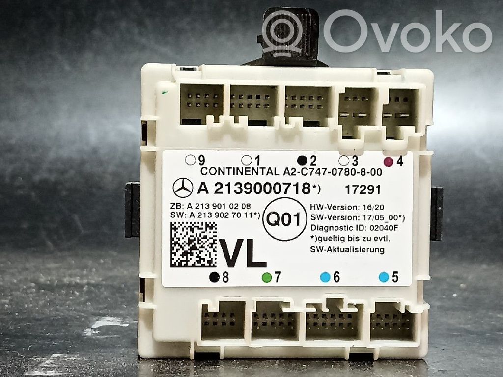 Door control unit/module   2139000718,A2139000718,FRENTEESQUERDO