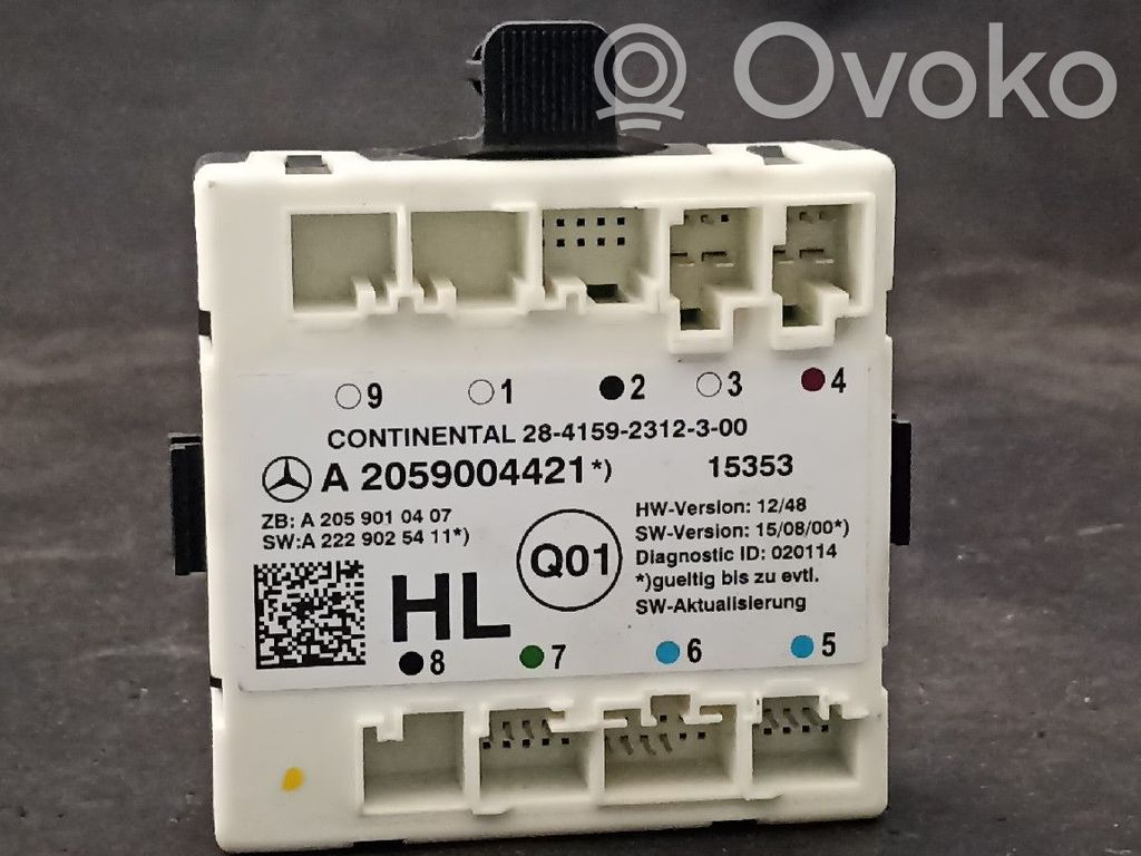 Mercedes-Benz C W205 Door control unit/module 
