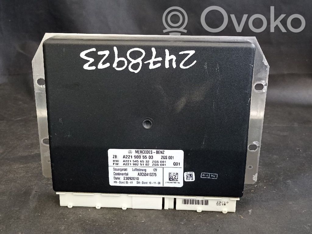 Mercedes-Benz S W221 Module de commande suspension 
