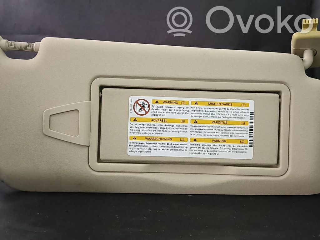 Sun visor   2078100410,BEGE8Q05,DIREITOC