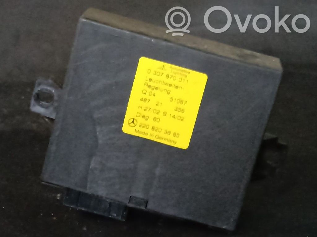 Other control units/modules   2208203685,A2208203685,REGULARFAROIS