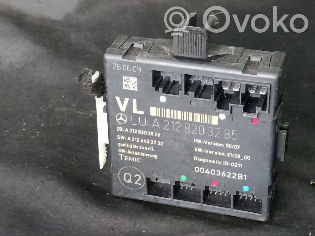 Mercedes-Benz C W204 Door control unit/module 