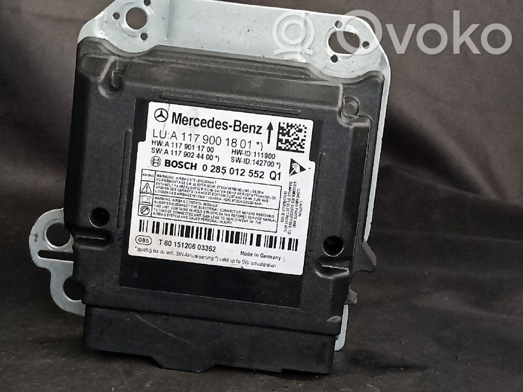 Mercedes-Benz A W176 Sterownik / Moduł Airbag 