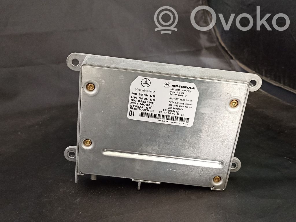 Unidad de control/módulo de bluetooth   2218708685,2218703026