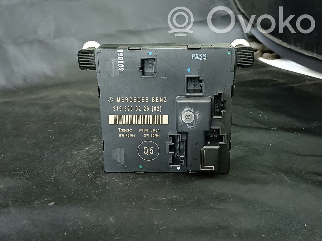 Unité de commande module de porte   2198200226,2198202126,2198203326,2198203526,TRASESQUERDO