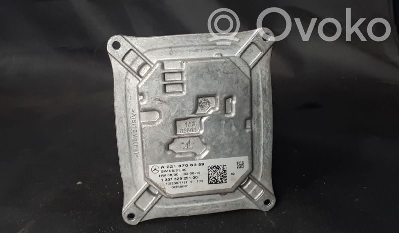 Mercedes-Benz S W221 Module de ballast de phare Xenon 