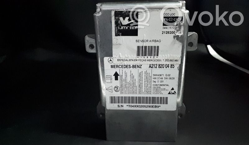 Mercedes-Benz E W212 Airbag control unit/module 