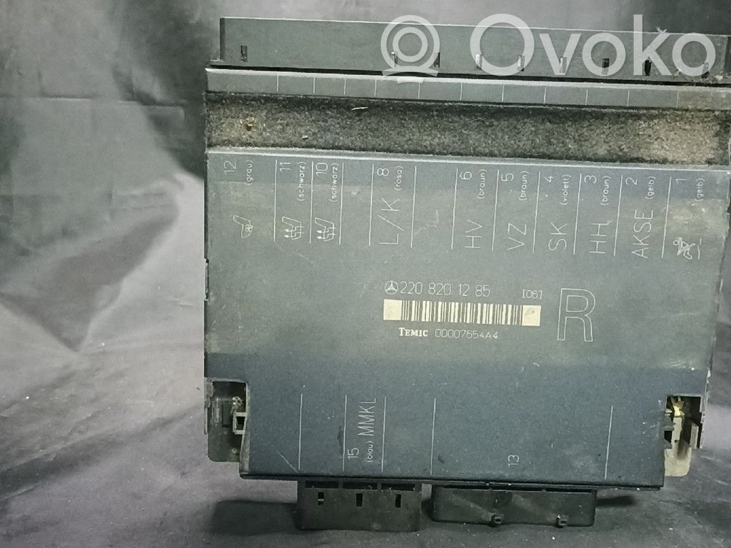 Mercedes-Benz S W220 Modul comandă scaune 