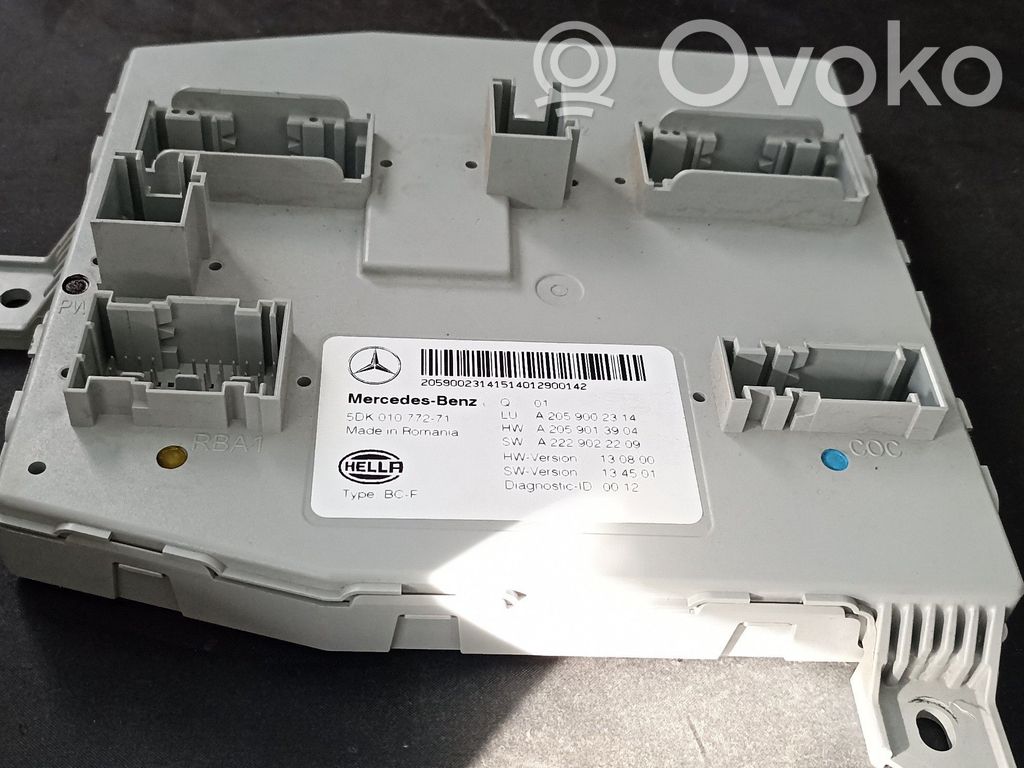 Mercedes-Benz C W205 SAM control unit 